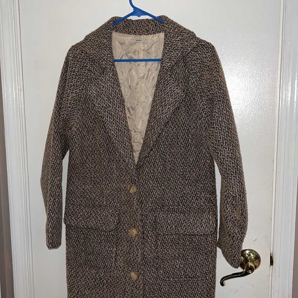 Mystic Tweed Lined Coat